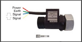 Plastic Thread - Double Pulse Gearbox Speed Sensors 